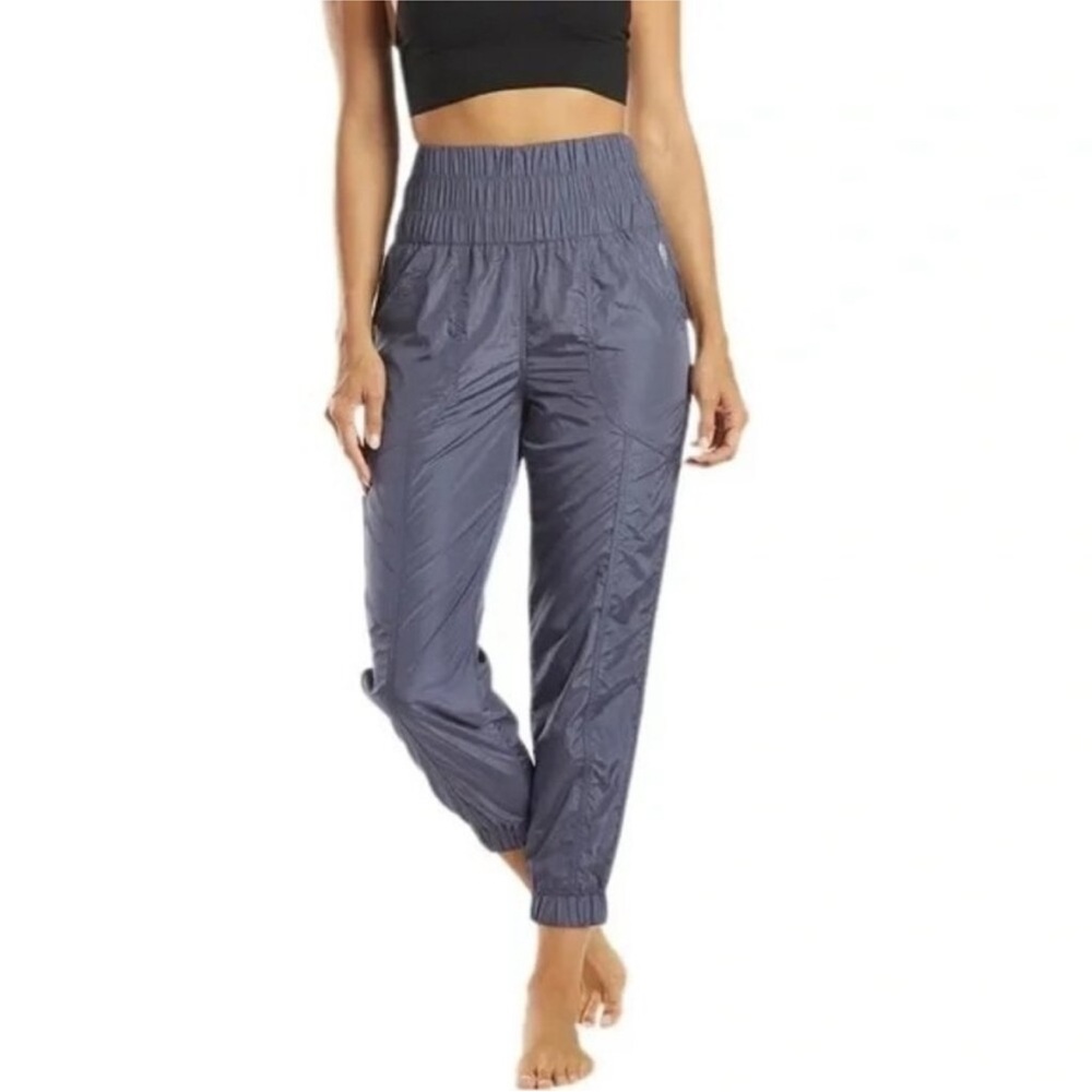 Free People The Way Home Joggers Deep Sea Purple Large - Picture 3 of 7